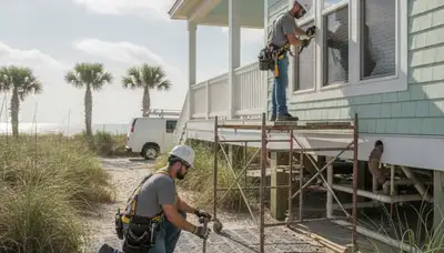 Plumber repairing a pipe in Jacksonville, FL for a plumbing repair service