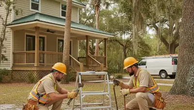 Plumber repairing a sink in Jacksonville, FL, for expert plumbing repair service