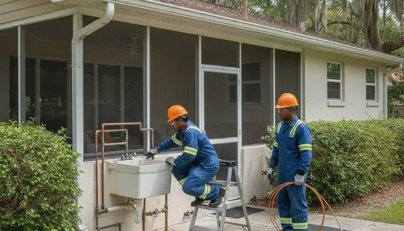 Plumbing repair service in Jacksonville, FL for residential and commercial plumbing issues