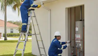 Jacksonville, FL plumber repairing a sink for residential plumbing service