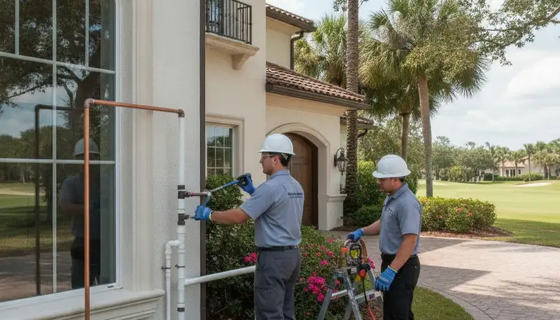 Jacksonville, FL plumbing repair service truck for residential and emergency plumbing needs