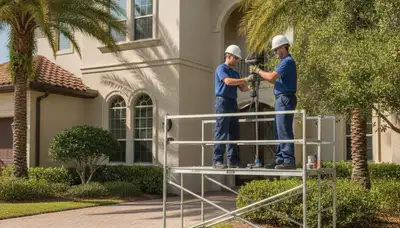Jacksonville, FL plumber repairing a residential pipe for emergency plumbing service