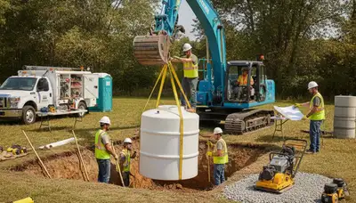 Septic tank installation for Jacksonville, FL homes by On Call Plumbers
