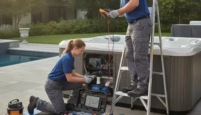 Spa repair service in Jacksonville, FL for a home spa by On Call Plumbers