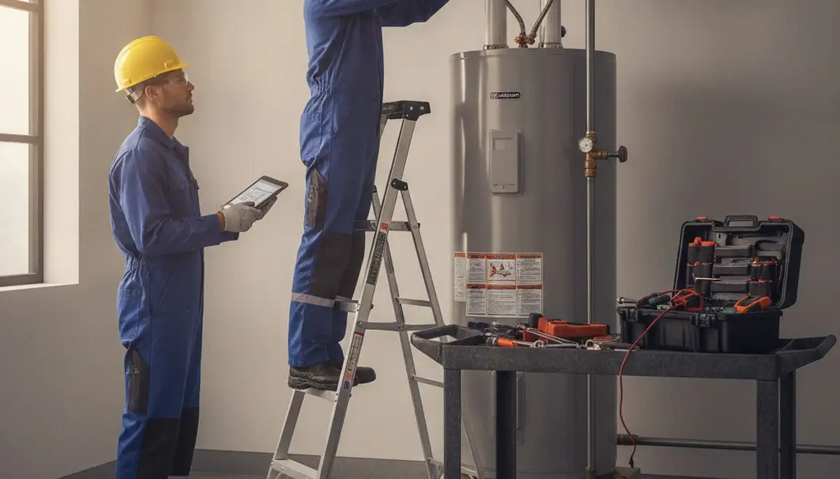 Water heater repair technician serving Jacksonville, FL homes with professional plumbing service